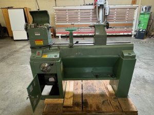 Used General Model 260 12" VS wood lathe with 4" headstock & tailstock risers 1 hp - 230 volt