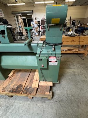 Used General Model 260 12" VS wood lathe with 4" headstock & tailstock risers 1 hp - 230 volt