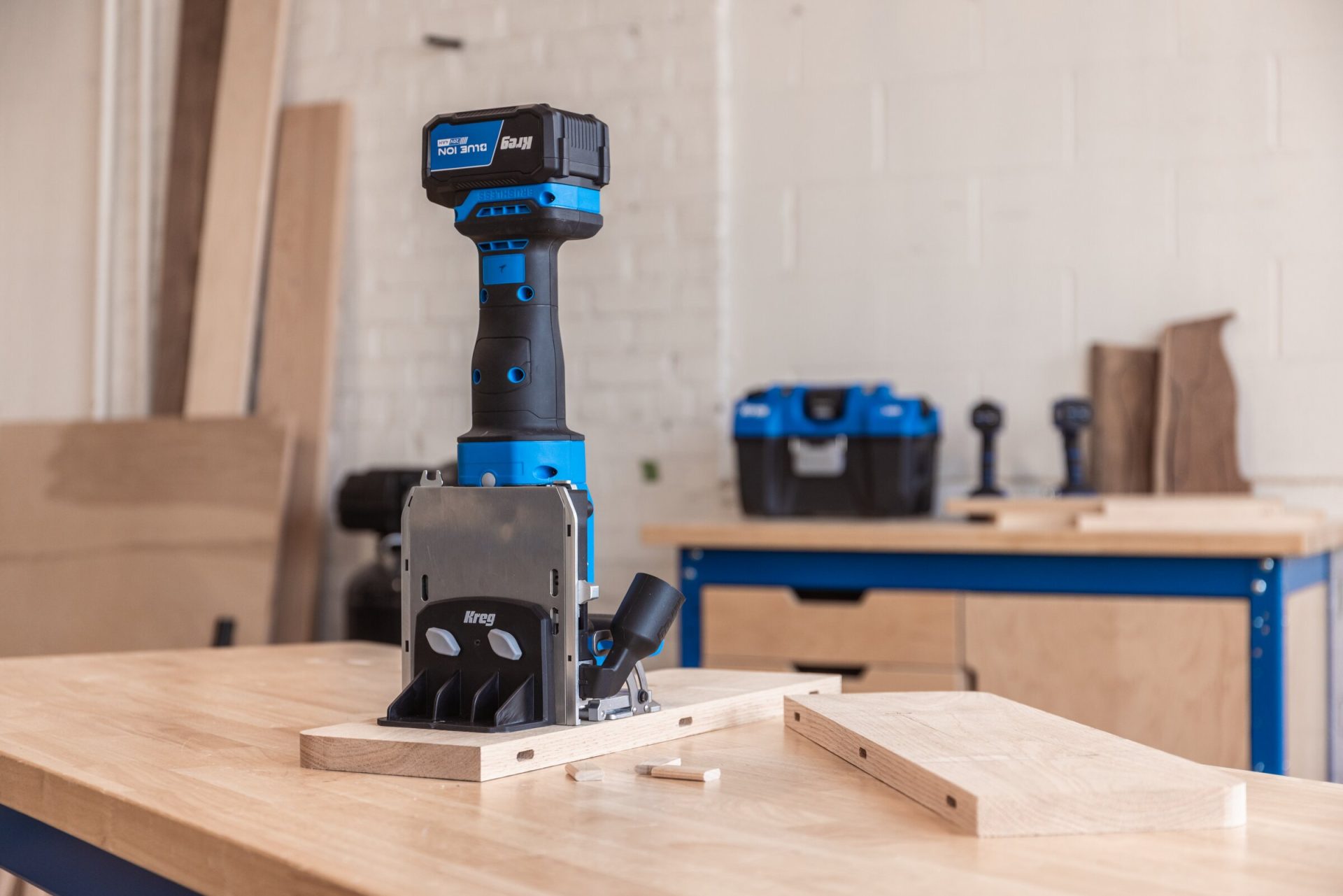 KREG® EDGE™ 20V IONIC DRIVE LOOSE TENON JOINER (KIT) - Image 7