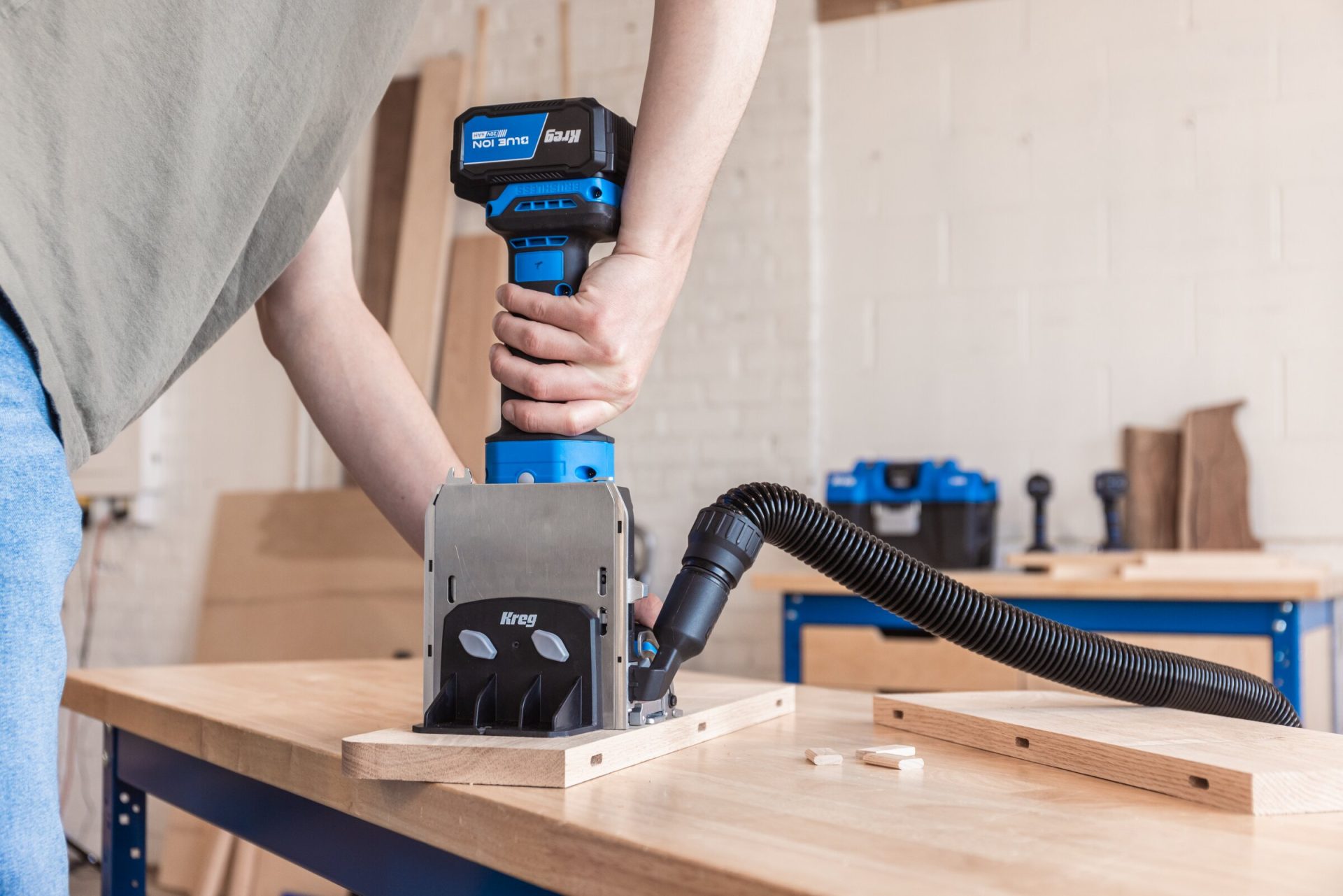 KREG® EDGE™ 20V IONIC DRIVE LOOSE TENON JOINER (KIT) - Image 8