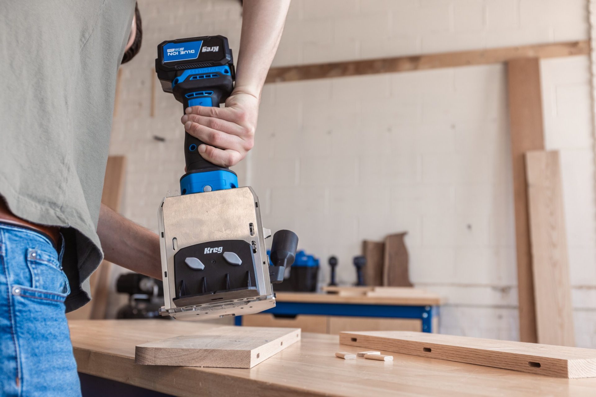 KREG® EDGE™ 20V IONIC DRIVE LOOSE TENON JOINER (KIT) - Image 9
