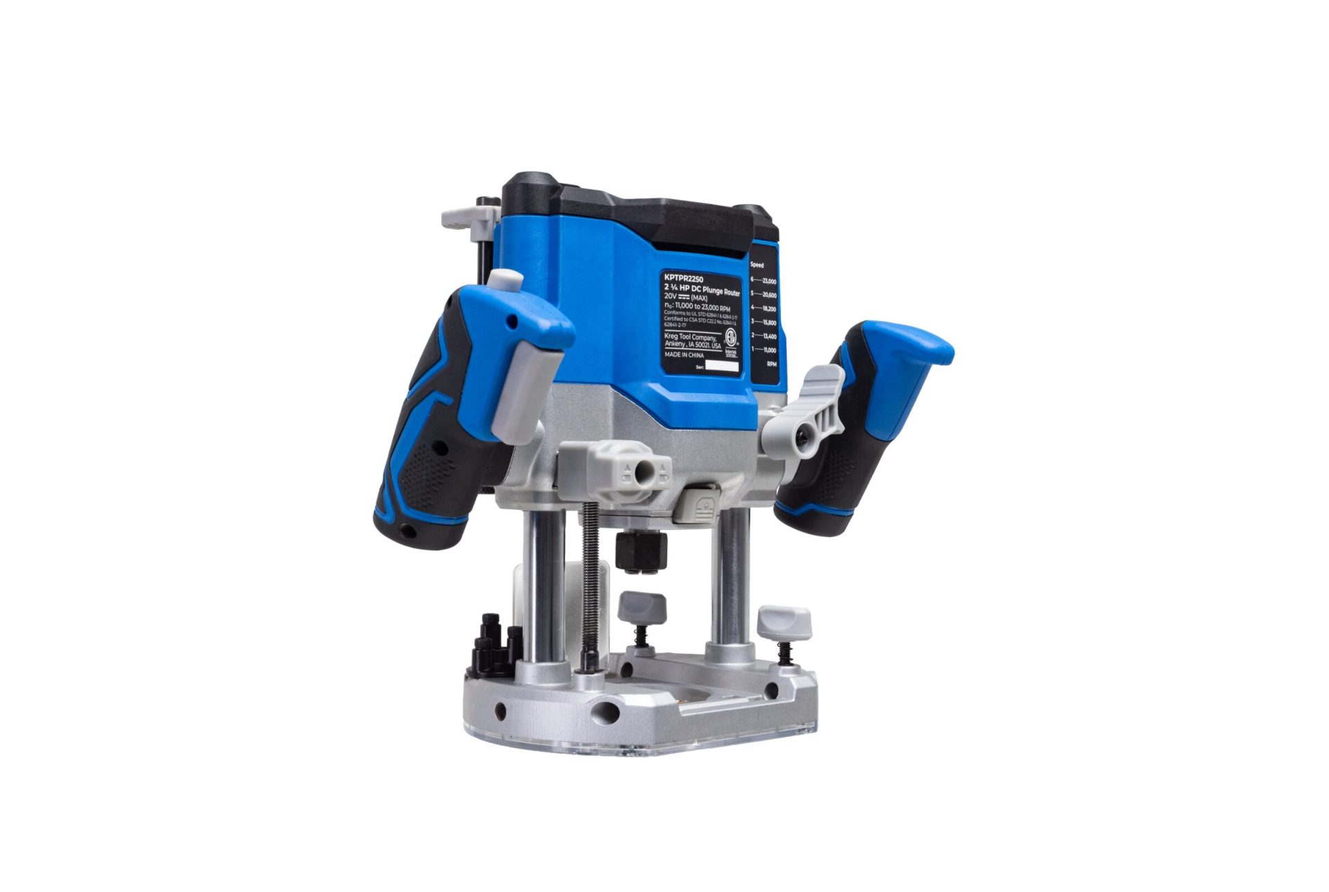 KREG® 20V IONIC DRIVE™ 2-1/4 HP PLUNGE ROUTER - Image 24