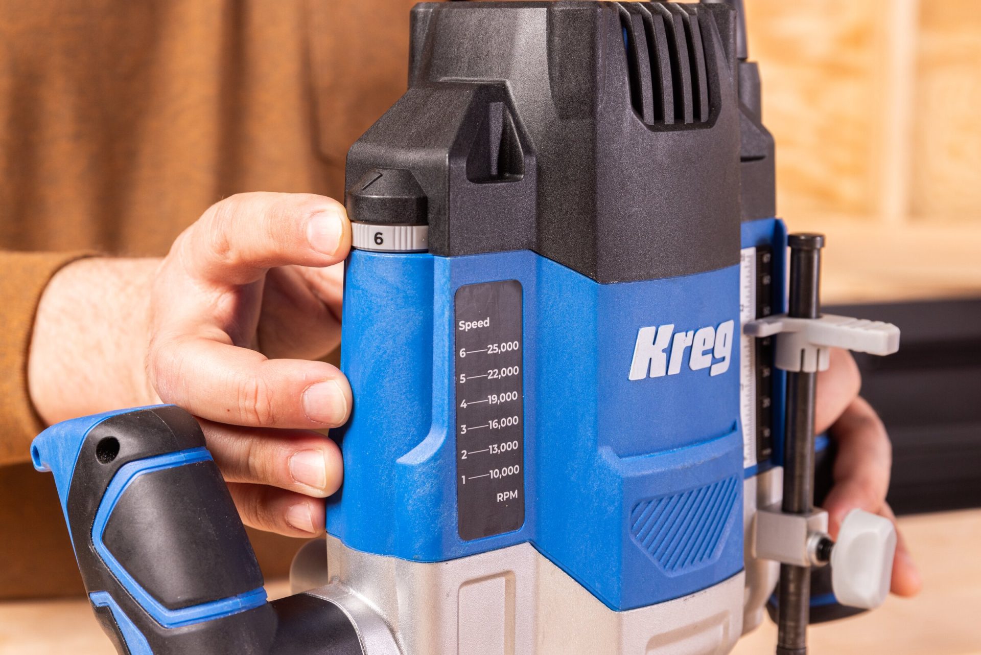 KREG® 2-1/4 HP PLUNGE ROUTER - Image 6