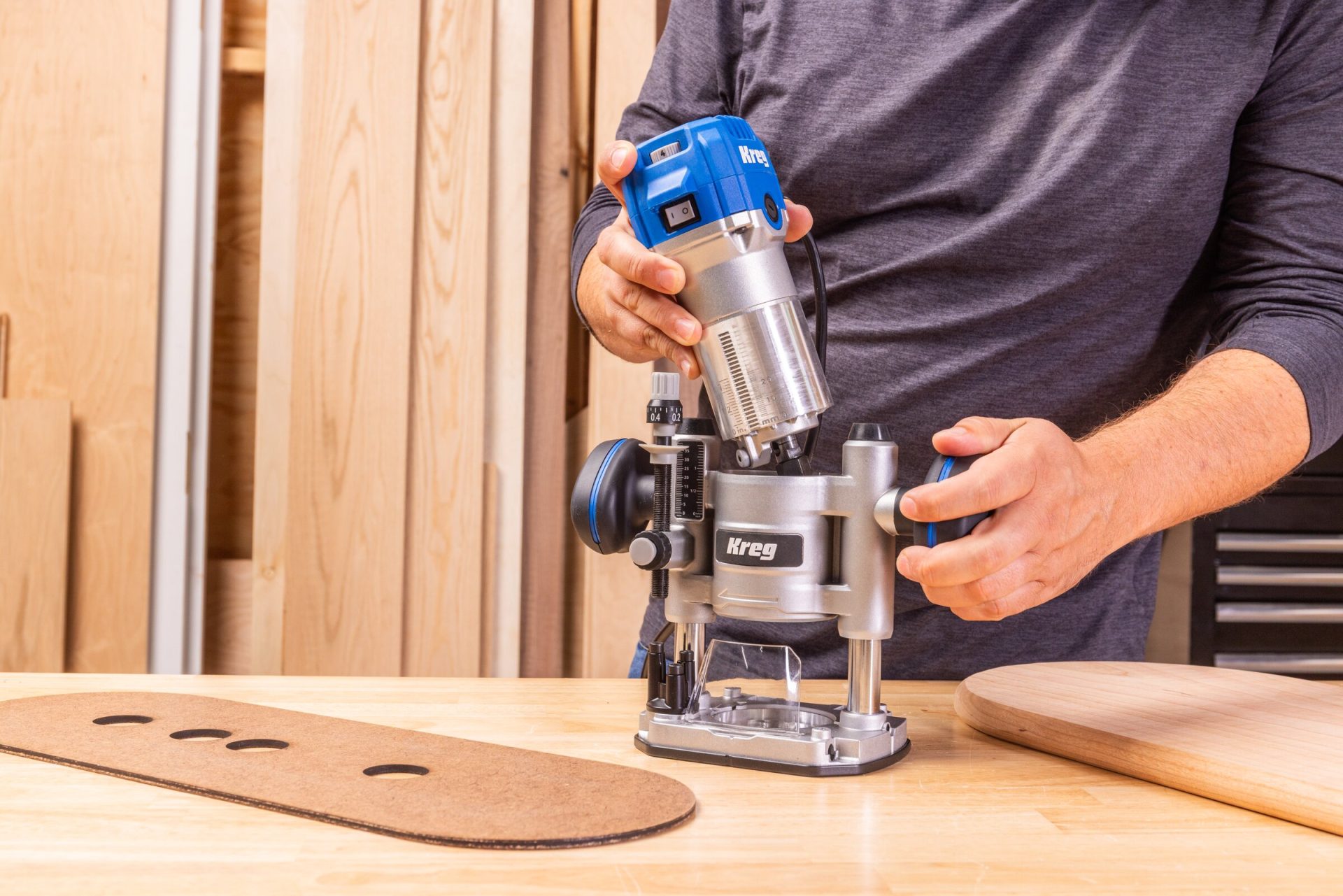 KREG TRIM ROUTER PLUNGE BASE - Image 4