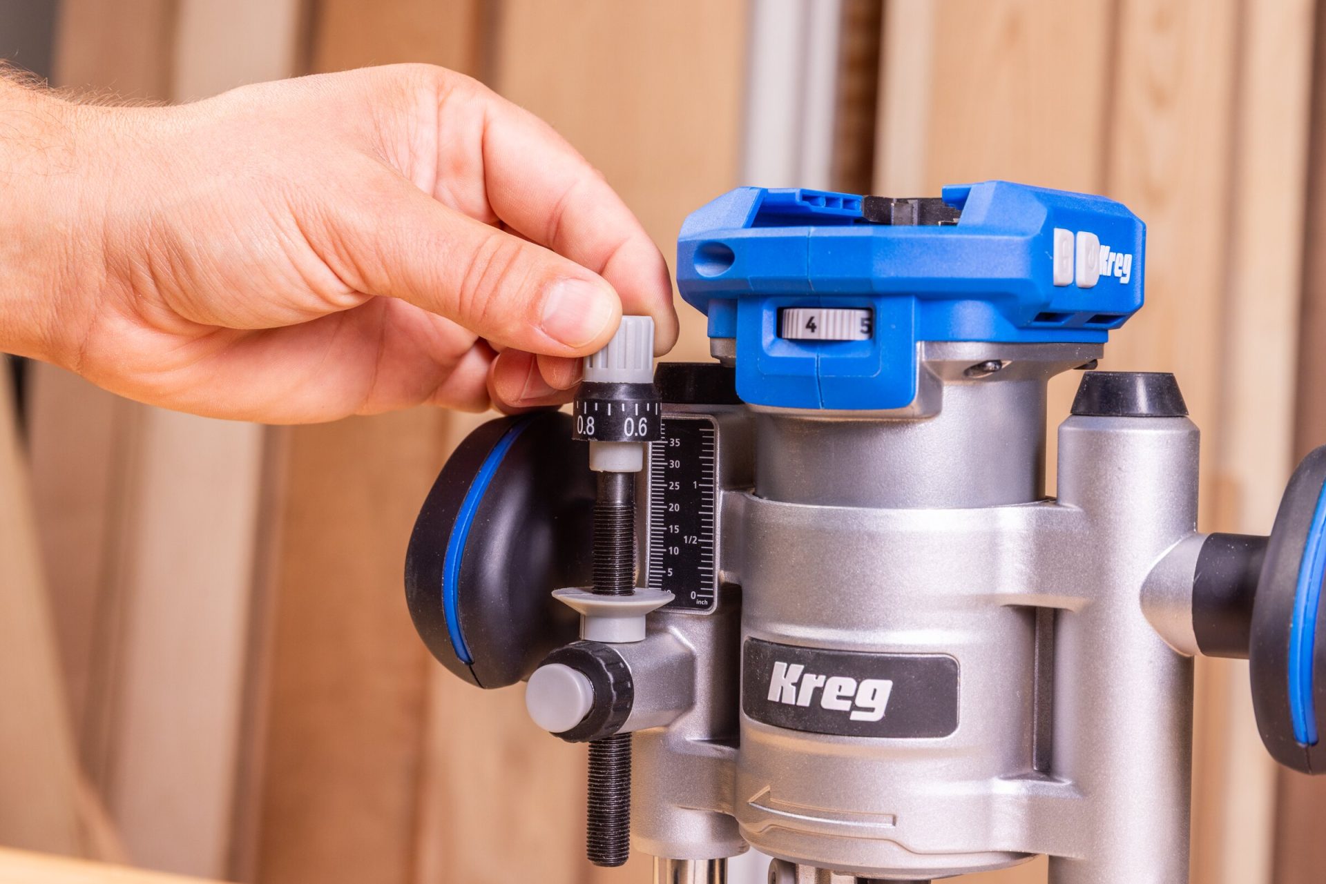 KREG TRIM ROUTER PLUNGE BASE - Image 5