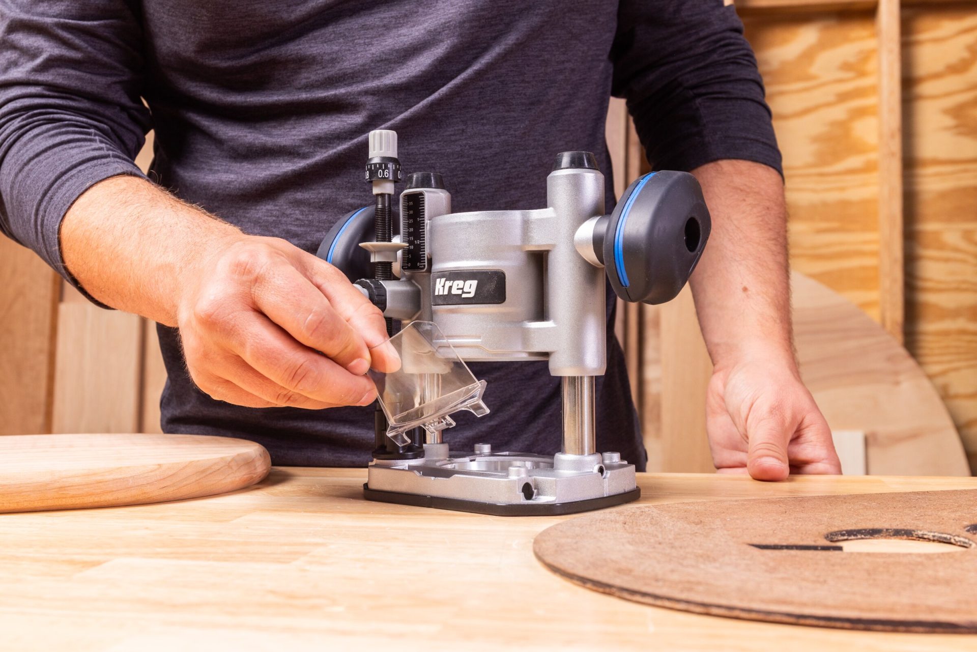 KREG TRIM ROUTER PLUNGE BASE - Image 15