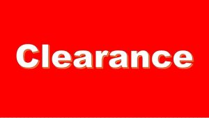 Clearance