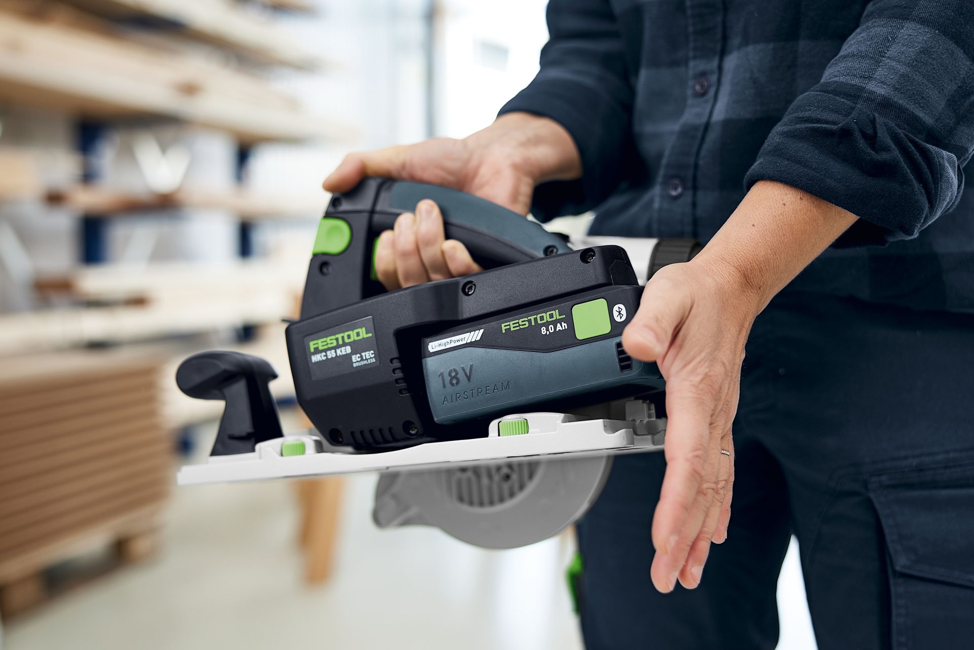 Festool HKC 55 K Cordless Carpentry Saw - Image 4