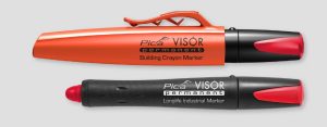 Pica VISOR permanent marker, red