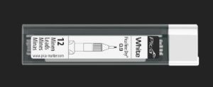 Pica Fine-Dry refill set white (12) - .9 mm size