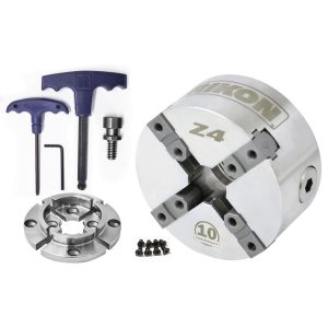 Rikon 71-106: Z4 Chuck, 50mm Jaw, Woodscrew and Chuck Key – Insert Type