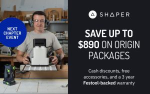 Shaper Origin & Packages