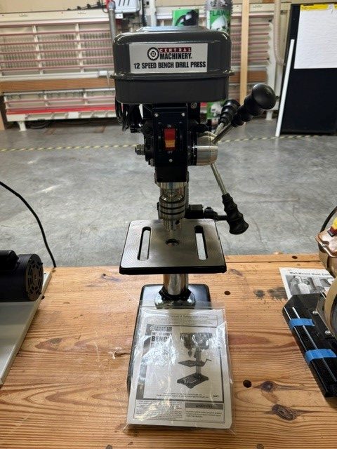 Used Central Machinery 10" 12=speed drill press